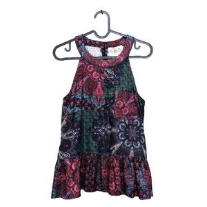 Sea New York Silk Wool Patchwork Paisley Peplum 2